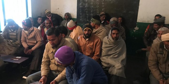 Contractor and Mason's meets at Dhaula Kuan, Sirmour, HP 3